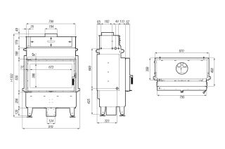 Defro Navi ME  wymiary